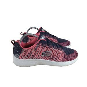 Skechers - Skech-Knit - Sneakers - Gray/Pink- Women's - 8 - SN12437TX